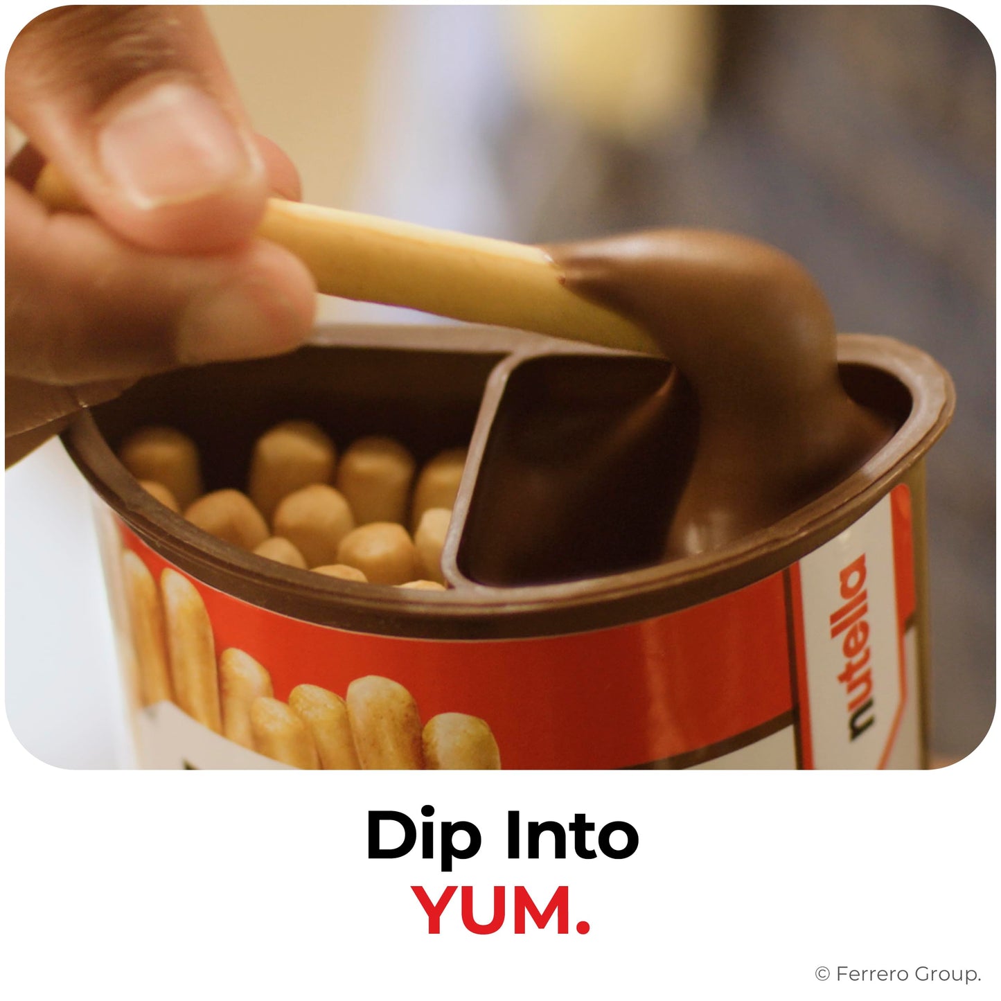 Nutella & GO! Chocolate Hazelnut Spread with Cocoa + Breadsticks, 12 Snack Packs, 1.8 oz Each