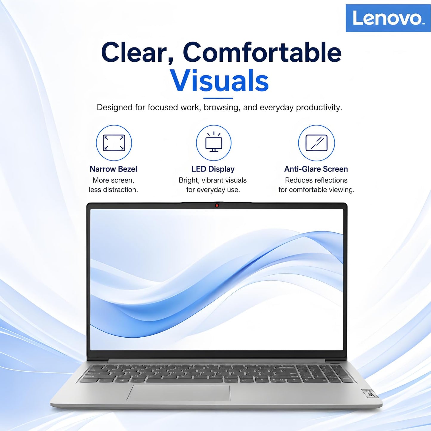 🔥73% Off!🔥Lenovo IdeaPad Laptop with Microsoft 365 Office, 8GB RAM, 256GB PCIe SSD
