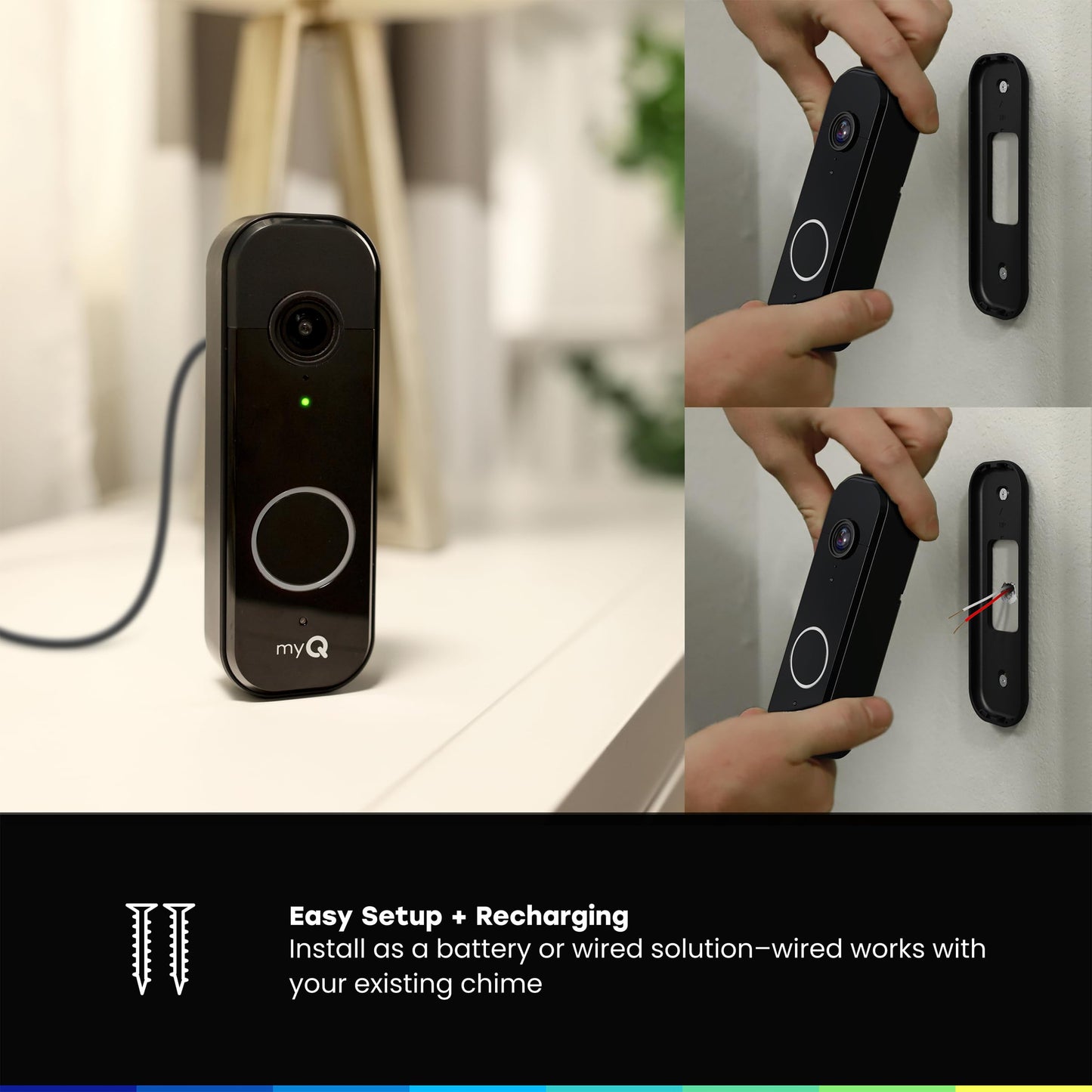 🔥72% Off!🔥Chamberlain myQ Video Doorbell | 2K Camera