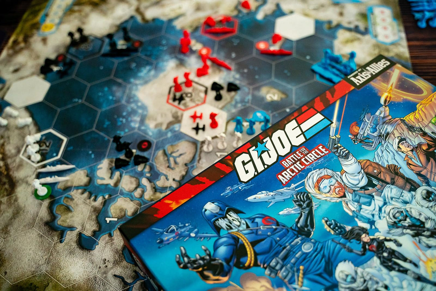 Renegade Game Studios G.I. Joe Board Game: Battle for the Arctic Circle Axis & Allies Strategy