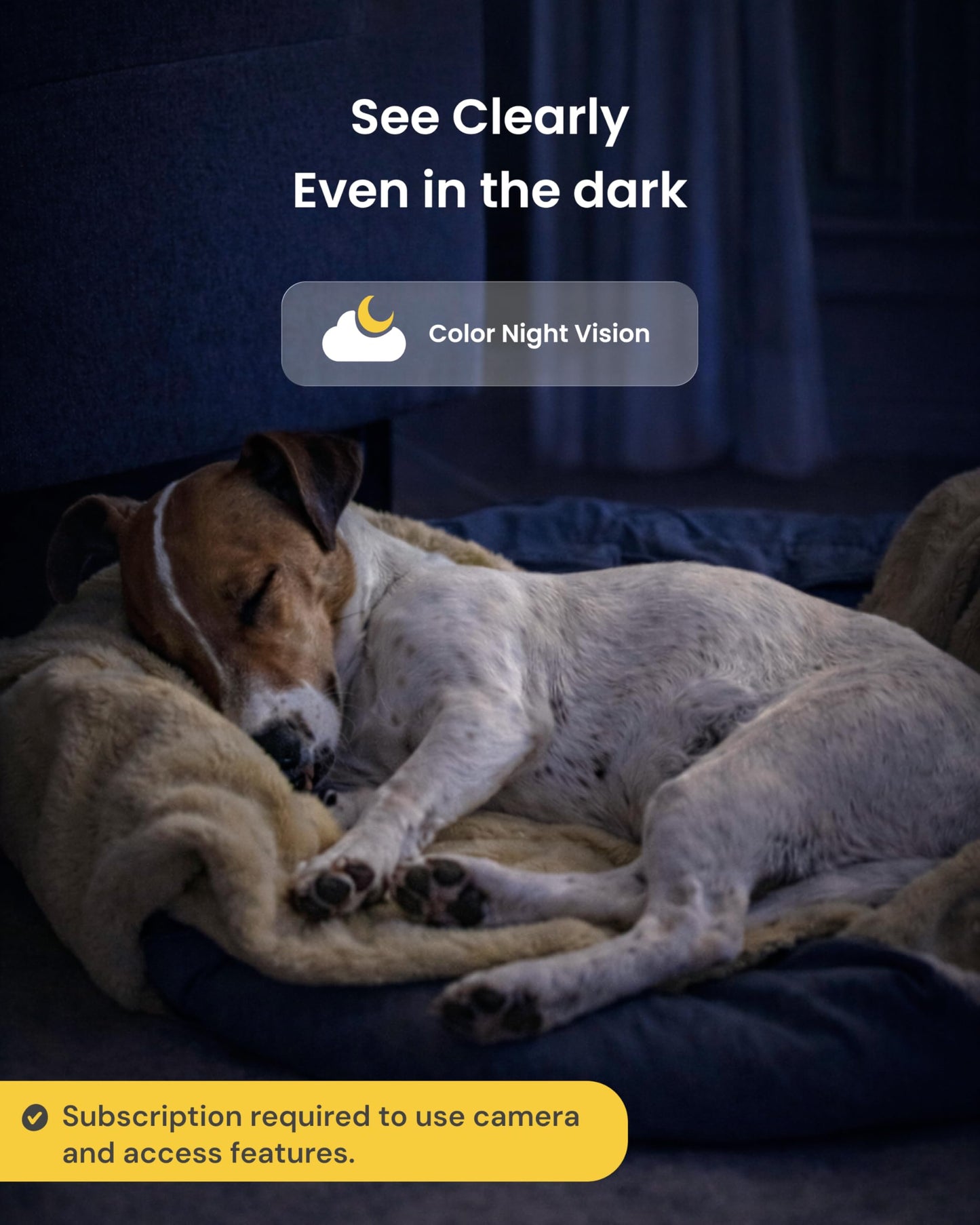 Furbo 360° Dog Camera [Subscription Required] Unlock w/Paid Plan: Home Security & Dog Safety Alerts, Rotating Pet Treat Toss, 2-Way Speaker (Low Risk, 3mo Min. Cancel Anytime)