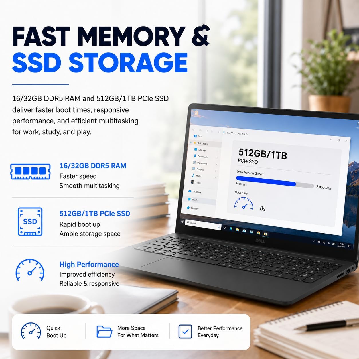 Dell 2026 DC15250 Ai Touchscreen Laptop, Intel i7 CPU (10 Cores Up to 5.00 GHz), 16 GB DDR5 RAM 512GB SSD, 15.6" FHD LED 220 Nits Anti-Glare, Wi-Fi6, Webcam, Copilot Key, Black - Windows 11 Pro