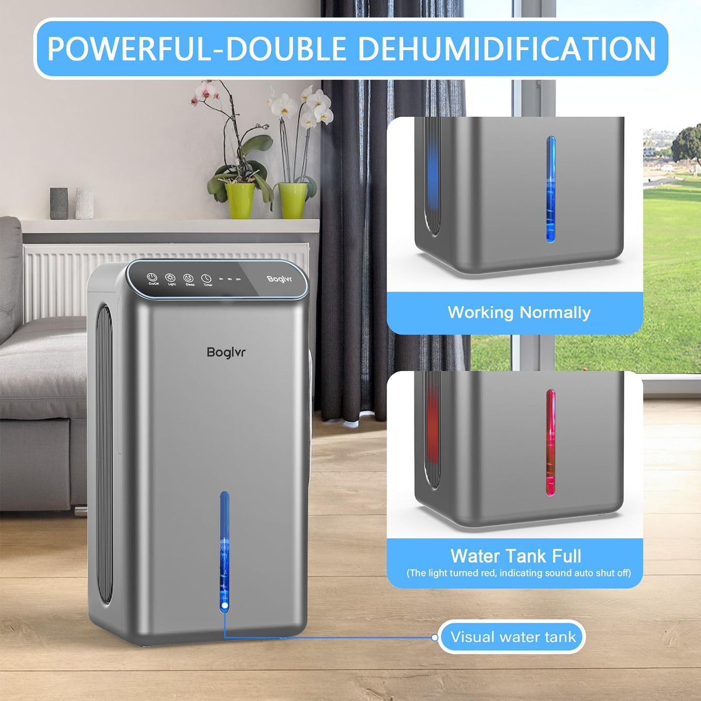 🔥79% Off!🔥Dehumidifier for Home up to 1000 sq.ft