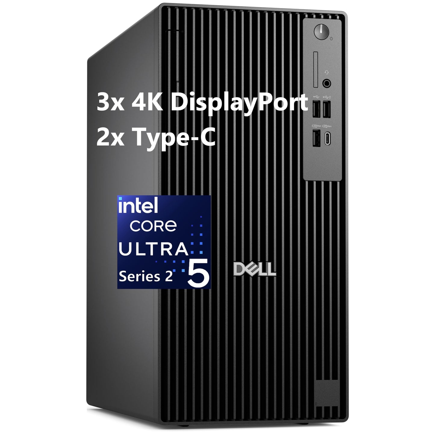 Dell Pro Tower Plus Business Desktop, Intel Core Ultra 5 235 AI-Powered, 16GB DDR5, 1TB SSD, Windows 11 Pro, High-Performance Enterprise Workstation Tower PC