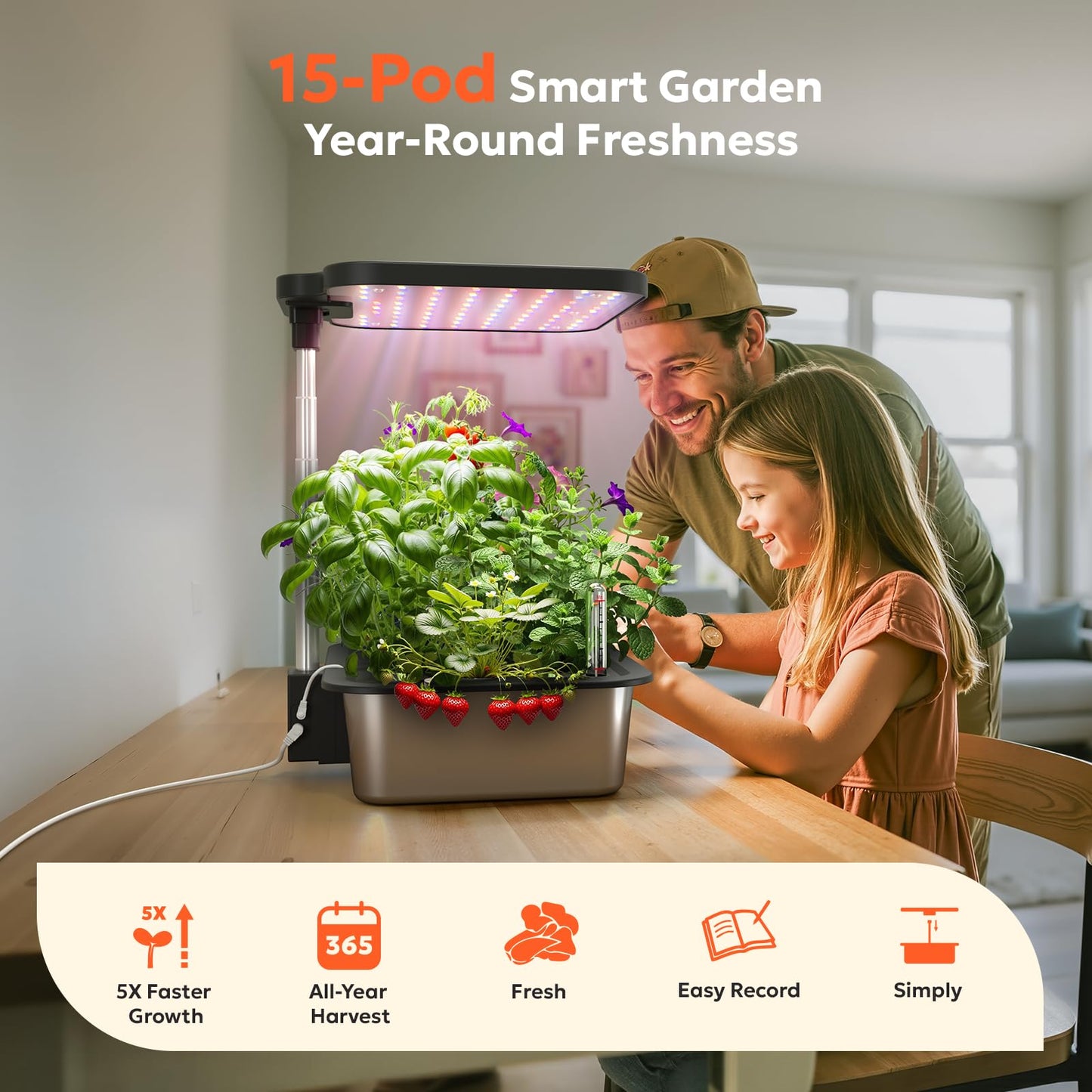 🔥70% Off!🔥Smart Hydroponics Growing System Kit