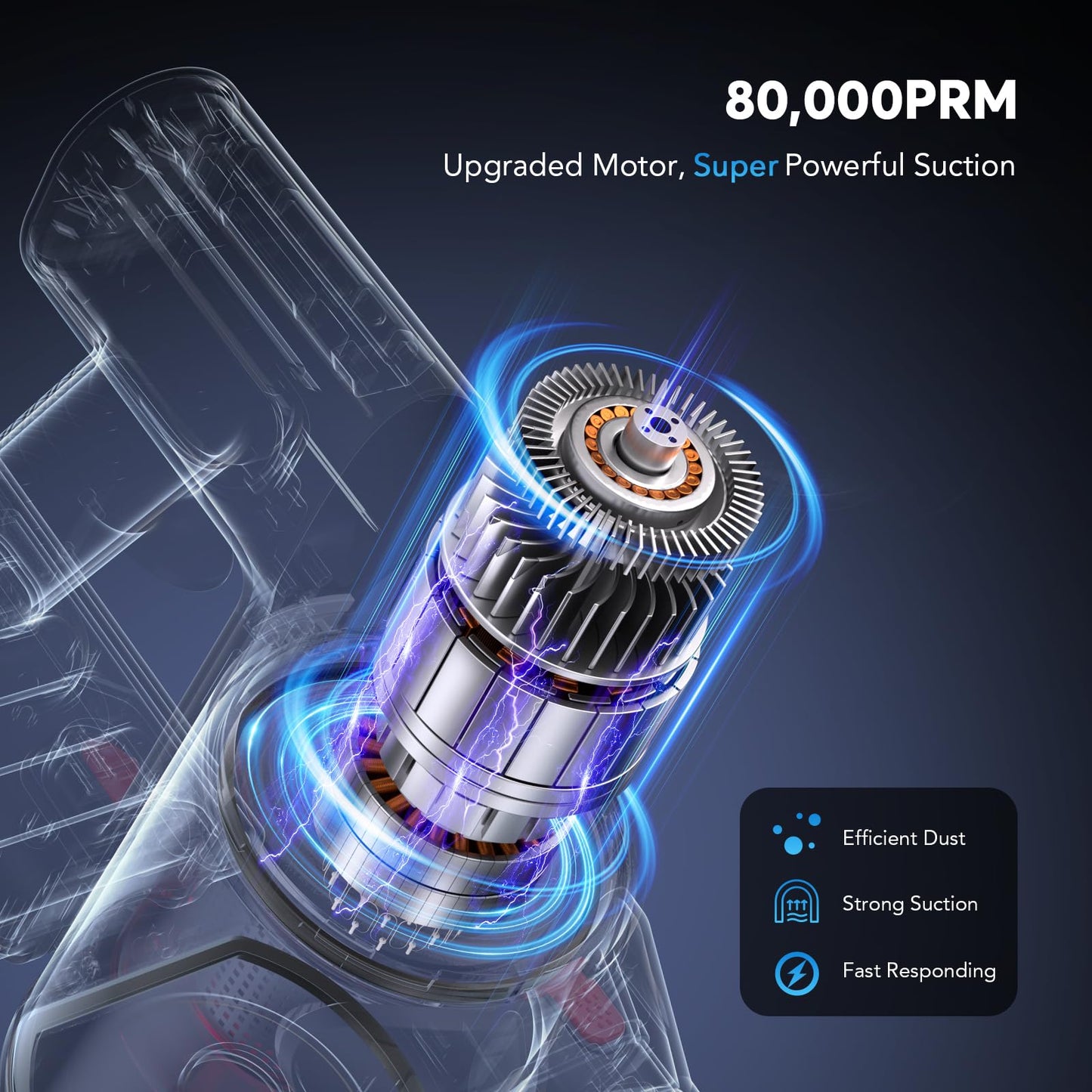 🔥75% Off!🔥Comvtu Cordless Vacuum Cleaner for Home