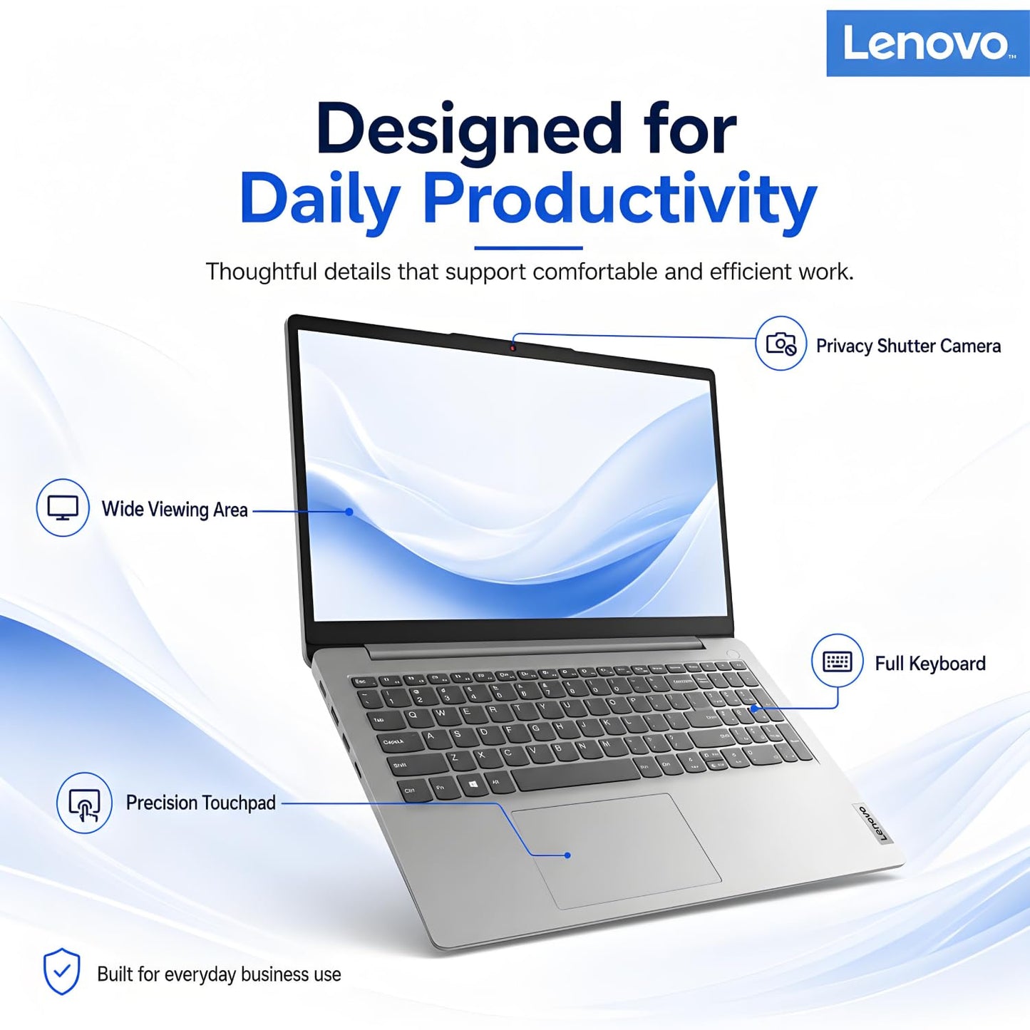 🔥73% Off!🔥Lenovo IdeaPad Laptop with Microsoft 365 Office, 8GB RAM, 256GB PCIe SSD