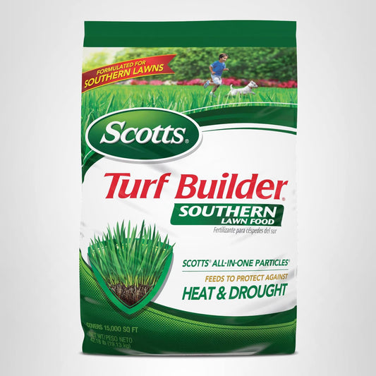 Scotts Lawn Fertilizer - Southern Turf Builder for Southern Grass - 15,000 Sq. Ft. - Granules