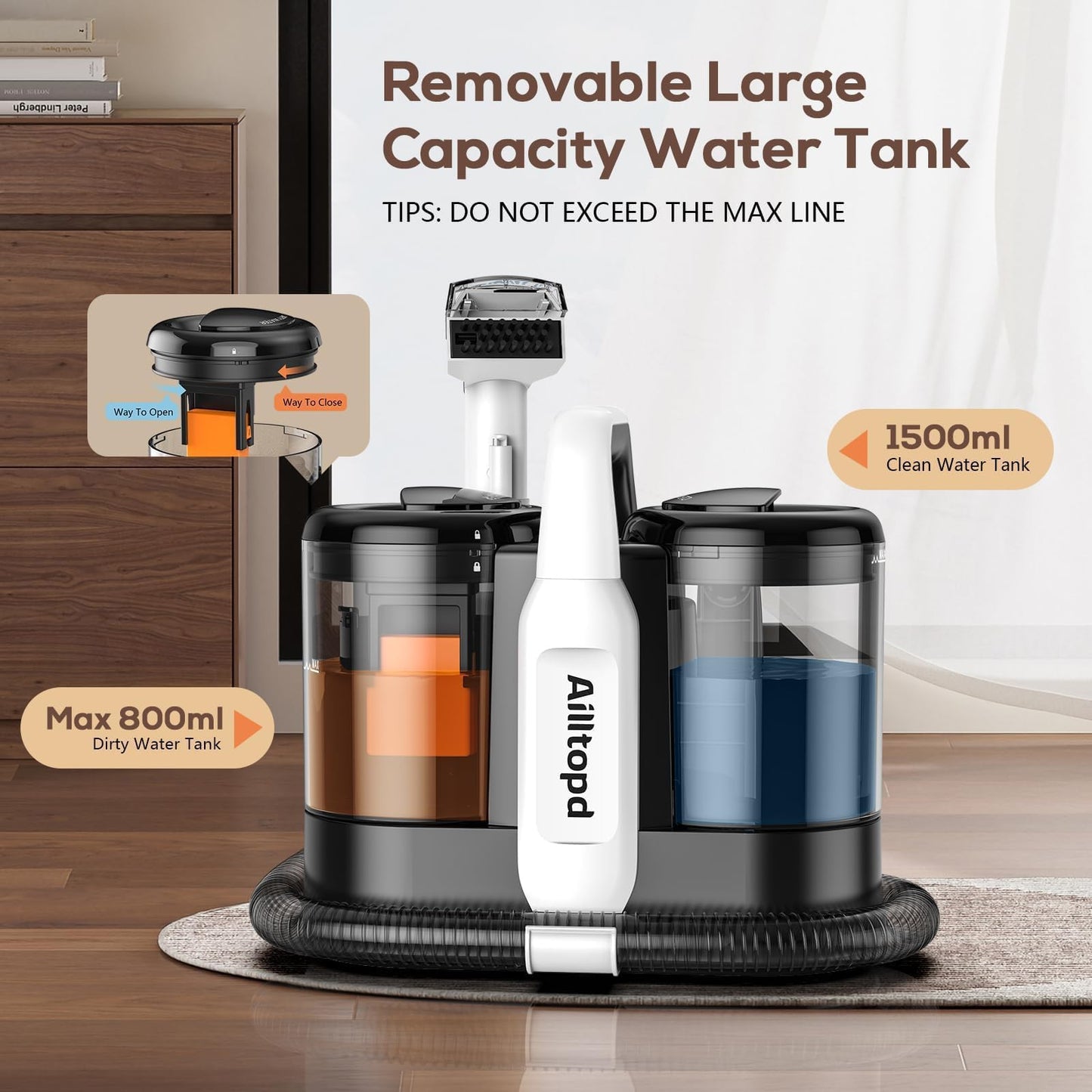 🔥78% Off!🔥Portable Carpet & Upholstery Spot Cleaner Machine