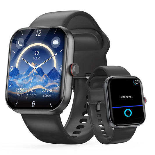 🔥77% Off!🔥uaue Smart Watch for Men Women with Alexa Built-in, 1.91" HD