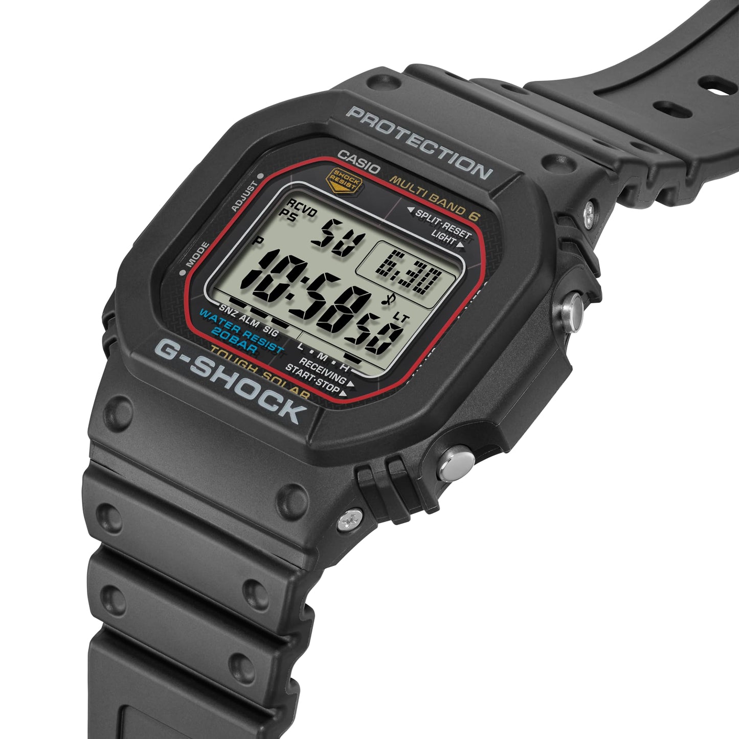 Casio G-Shock GW-M5610U-1 Men's Solar Black Resin Sport Watch