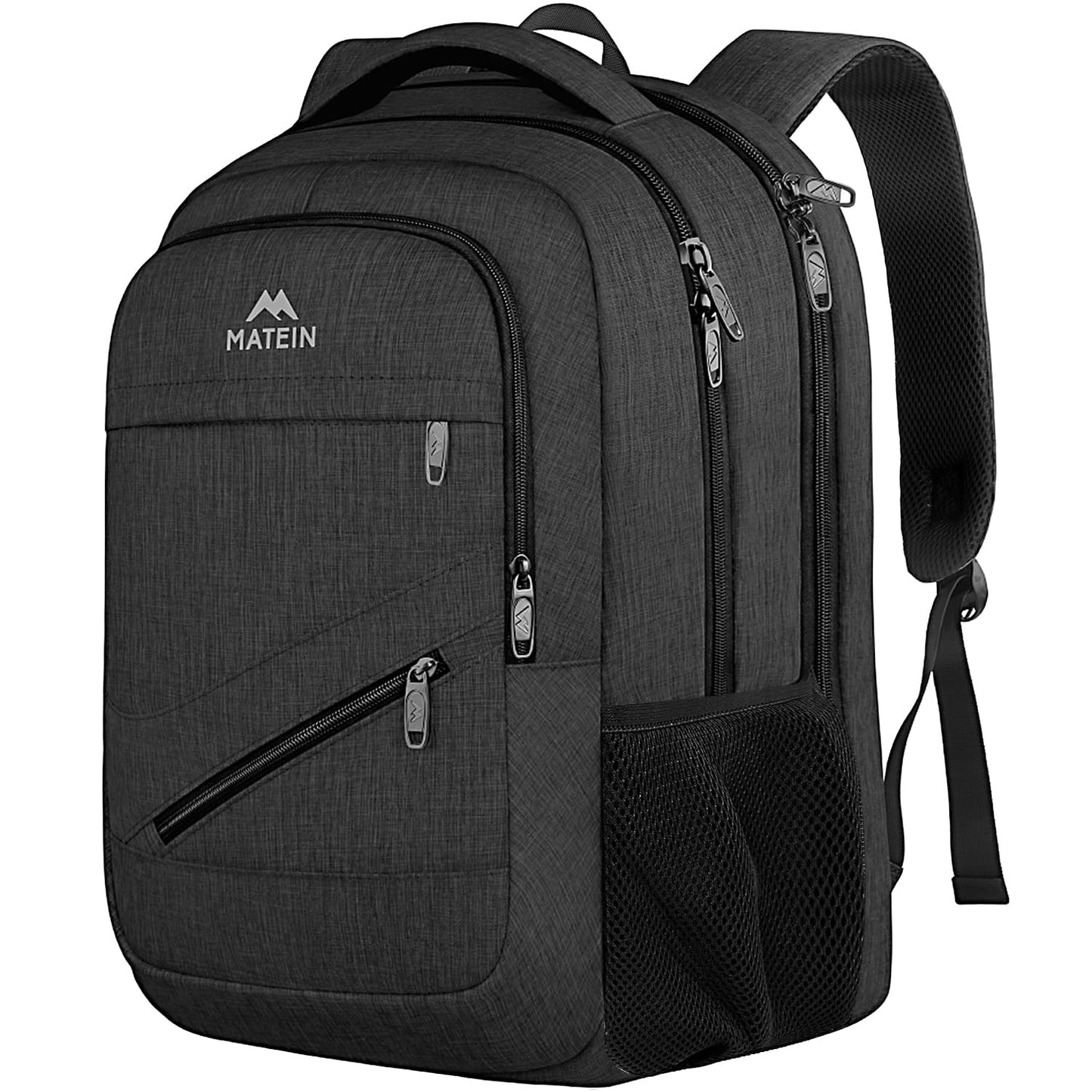 MATEIN Work Backpack for Women 17.3 In Laptop, Water Resistant Business Bag | Computer Backpack Fits 17" Notebook, TSA Approved Travel Back Pack with Multiple Pockets, Spacious Commute Bag, Beige Brown