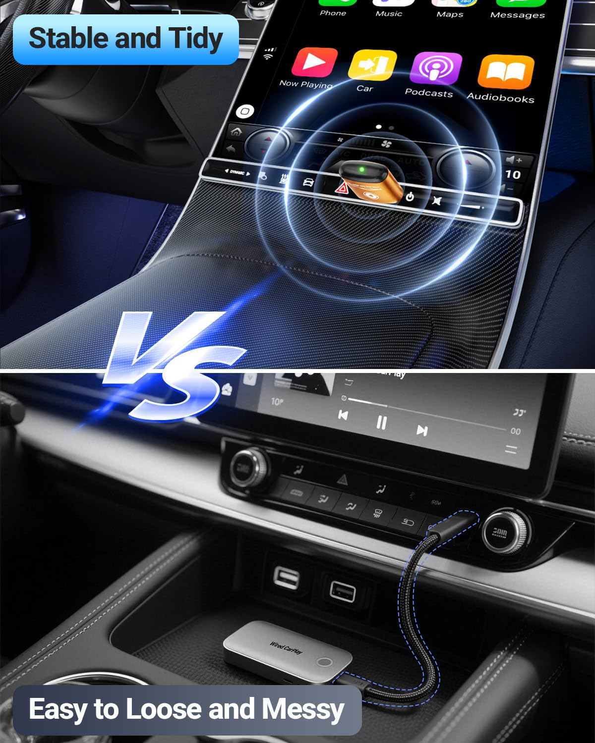 🔥80% Off!🔥Wireless CarPlay Adapter for Apple iPhone（2026 Upgraded）