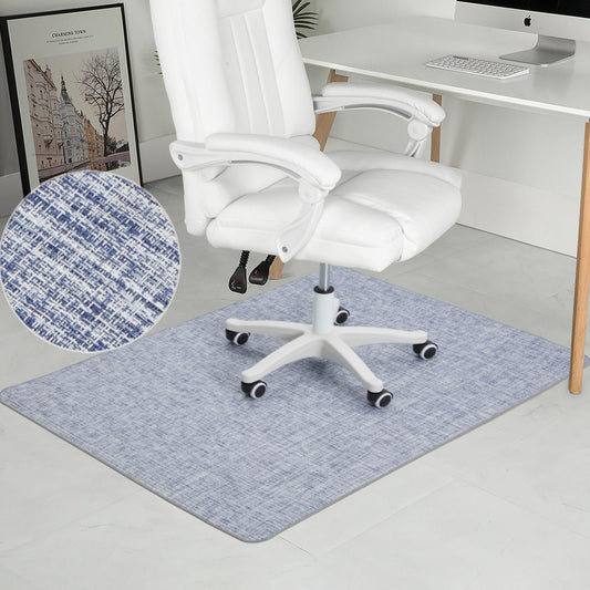 RccugmatS Chair Mat for Hardwood & Tile Floor, 47" x 60" Heavy Duty Office Chair Mat for Rolling Chairs, Anti Slip, Non-Curve, Floor Protector for Home Office, Nordic Sky Weave