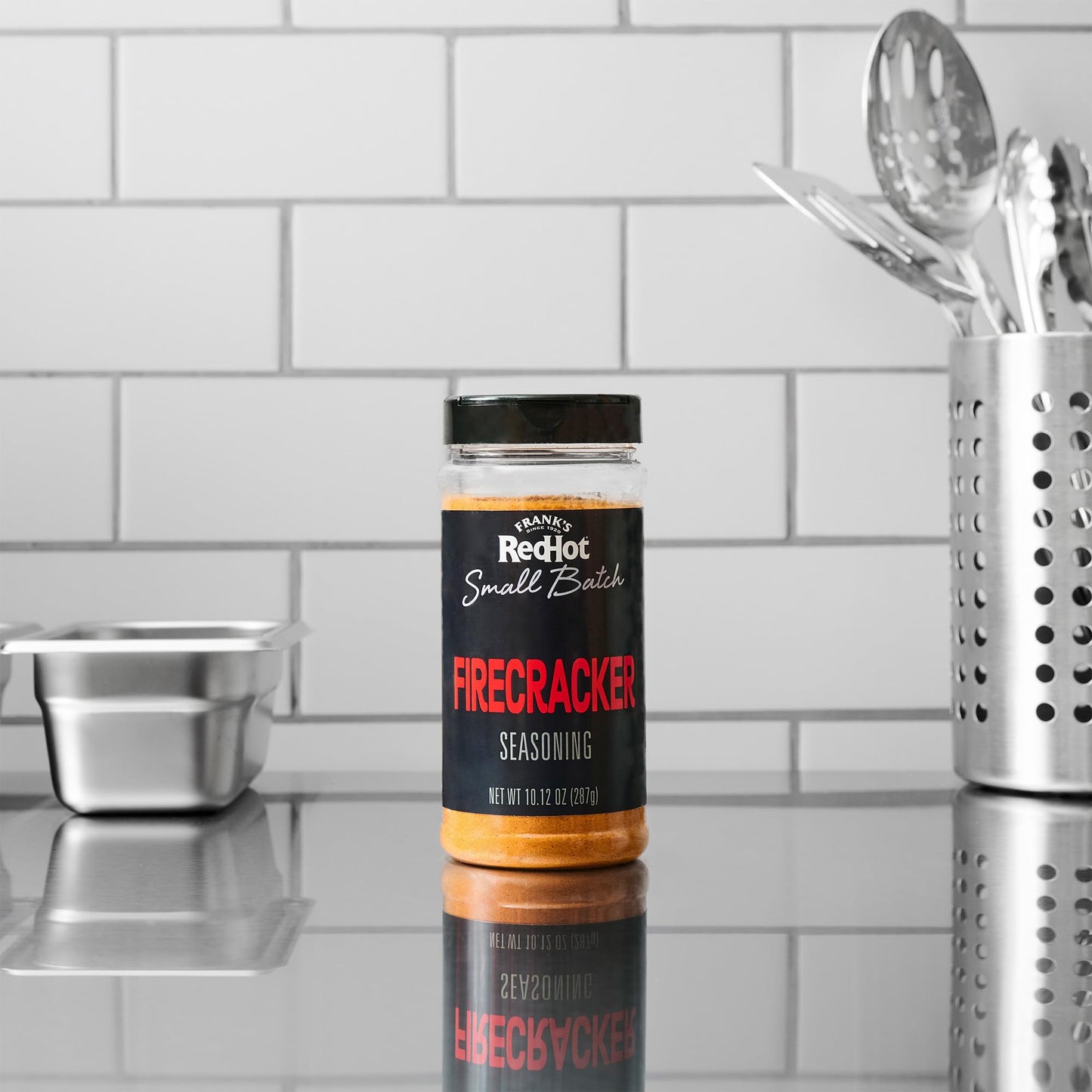 Frank’s RedHot Seasoning, Firecracker, Small Batch, Made for Chefs, Sweet & Savory Flavor for Wings, Pizza, Grilled Meat, Veggies, and More, 10.12 oz