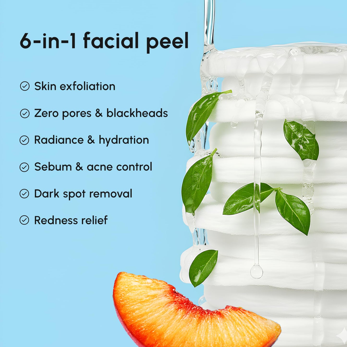 MAREE Glycolic Acid Pads – 200 Toner Pads for Face Cleansing – Facial Exfoliating Pad with Tea Tree Oil, Salicylic Acid & Vitamins E, B3, B5 – Acne Clearing Face Pad, Skin Pore Resurfacing & Radiance