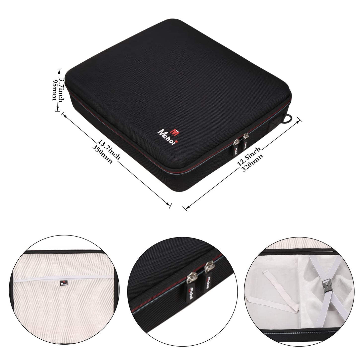 Mchoi Hard Carrying Case for Xbox Series S, Travel Case Storage Bag for Xbox Series S Console Wireless Controller & Gaming Accessories, Case only