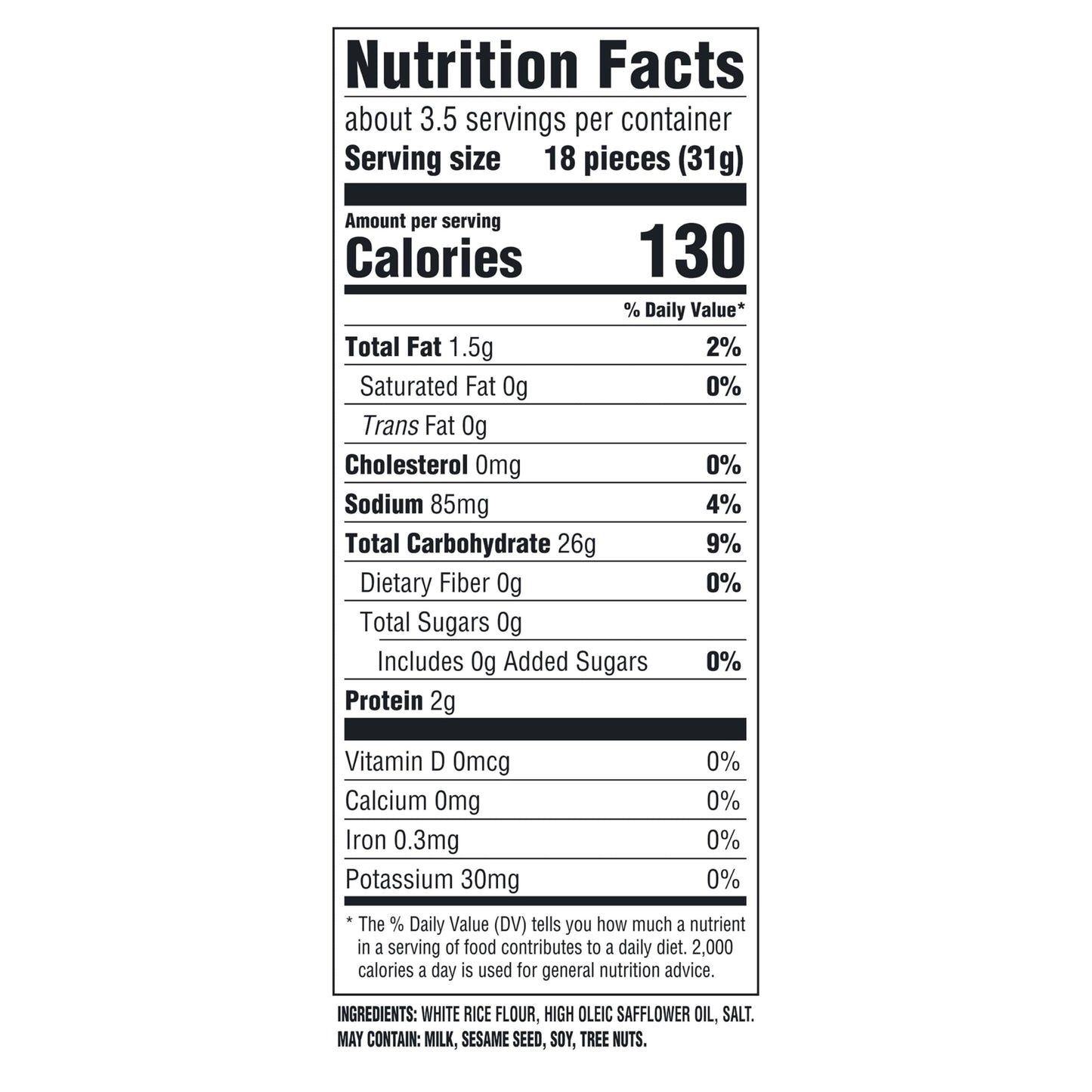 Good Thins Simply Salt Rice Snacks Gluten Free Crackers, Bulk Snack Crackers, 12 - 3.5 oz Boxes
