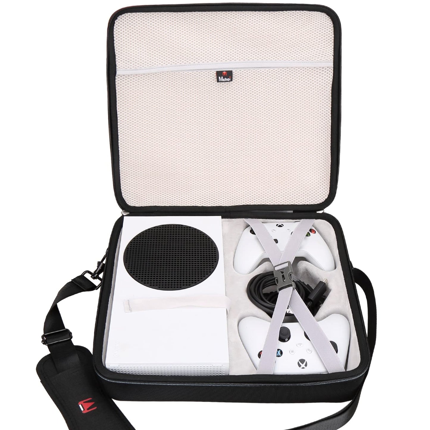 Mchoi Hard Carrying Case for Xbox Series S, Travel Case Storage Bag for Xbox Series S Console Wireless Controller & Gaming Accessories, Case only