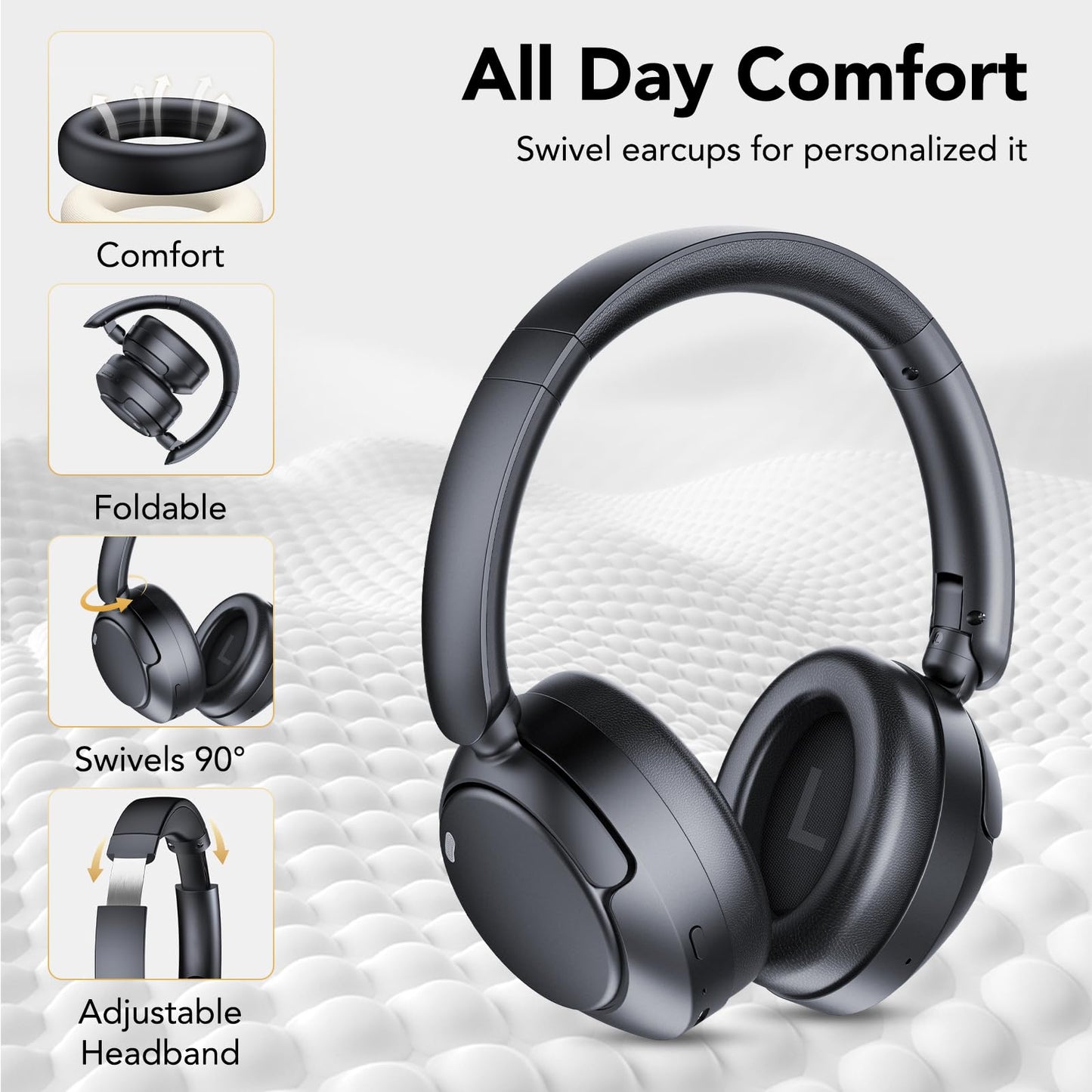 🔥72% Off!🔥TIMU Hybrid Active Noise Cancelling Bluetooth Headphones