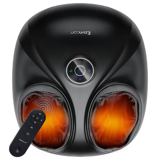 Ezencon Foot Massager Shiatsu Kneading/Scraping/Vibration/Heat/Remote