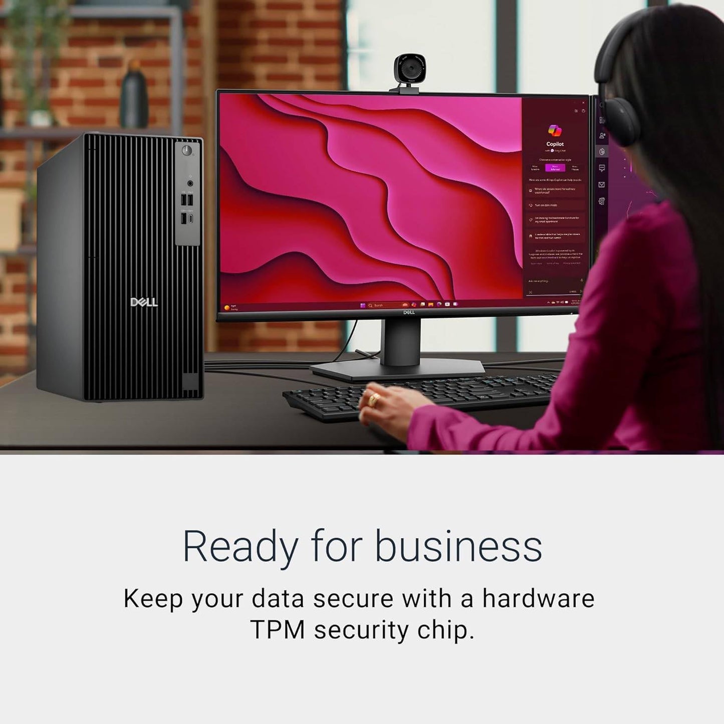 Dell Pro Business Desktop, New OptiPlex Version, Intel I7-12700K(25MB Cache, 12 Core, 20Threads), 32GB DDR5, 1TB PCIe SSD, Dual 4K Monitor Support, Ultra-Quiet Design, USB-C, Windows 11 Pro