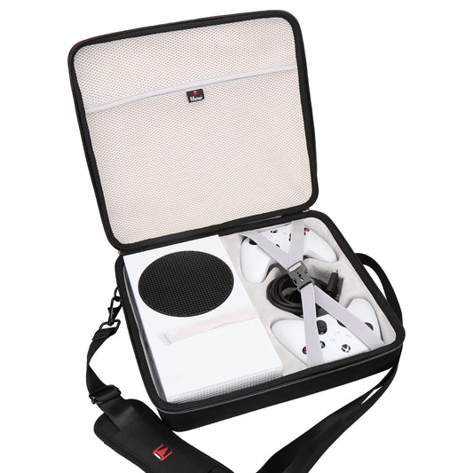 Mchoi Hard Carrying Case for Xbox Series S, Travel Case Storage Bag for Xbox Series S Console Wireless Controller & Gaming Accessories, Case only