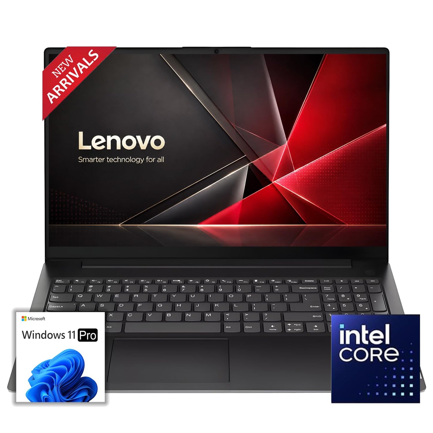 Lenovo New Business Laptop(2026-2027 Premium Edition), Powerful Intel N150 Processor, 16GB DDR5, 512GB PCIe, 15.6" FHD Display, 14.5-Hour Battery Life, Wi-Fi 6, Windows 11 Pro with MS 365 for Web