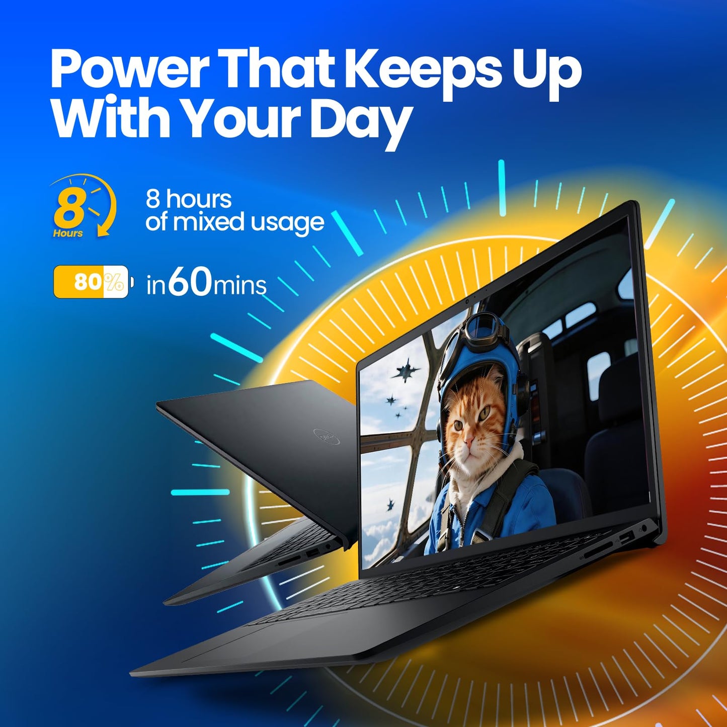 Dell Inspiron 15 Touchscreen Laptop Computer, 15.6" FHD Anti-Glare, AMD Ryzen 7 7730U, 20GB RAM, 512GB SSD, Windows 11 Pro, Numeric Keypad, Copilot AI, Business & Students, Office 365 for the Web