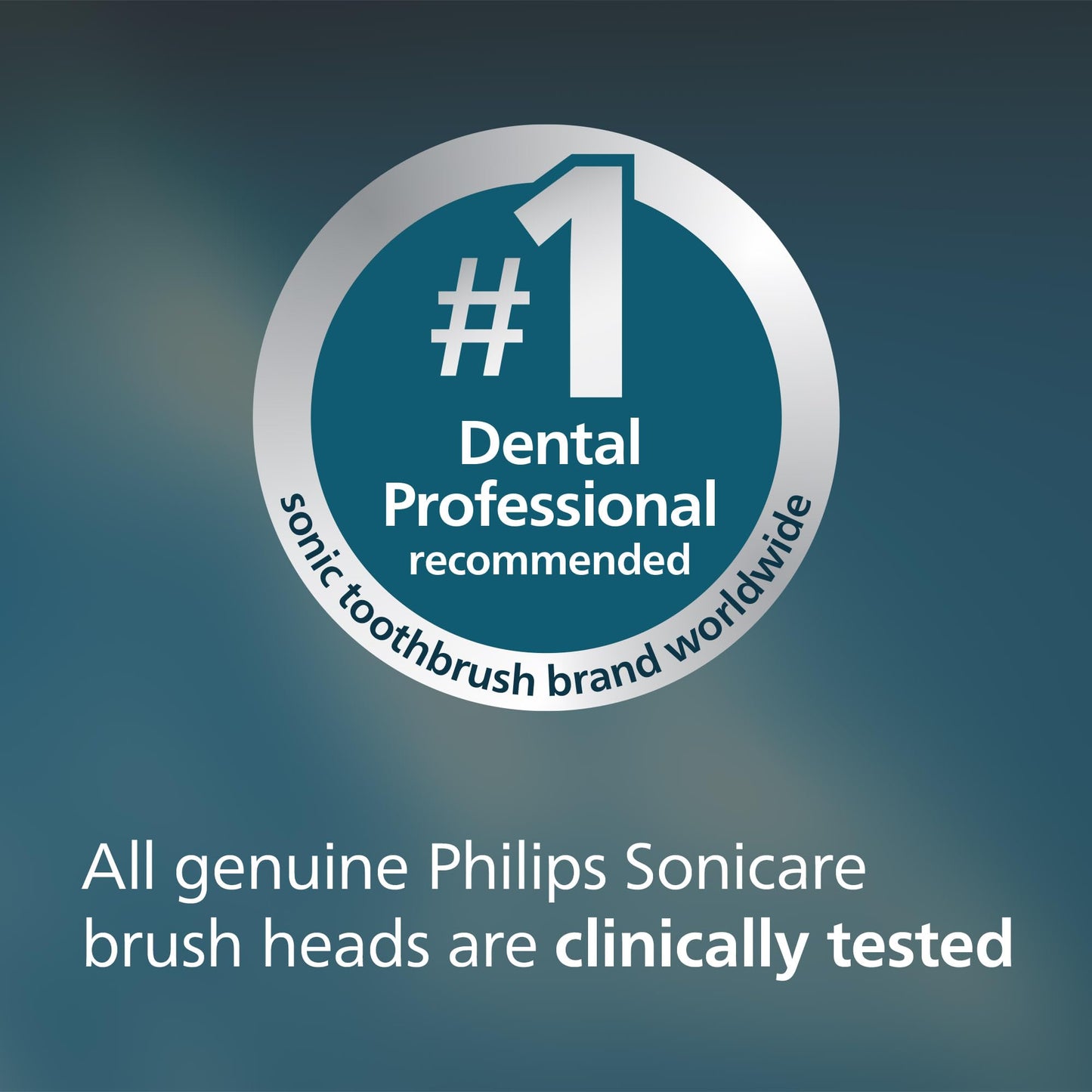 Philips Sonicare C3 Two-in-One Genuine Replacement Electric Toothbrush Heads, for Deep Plaque Removal and Whitening, 4 Pack One Year Supply, Black, HX9044/95