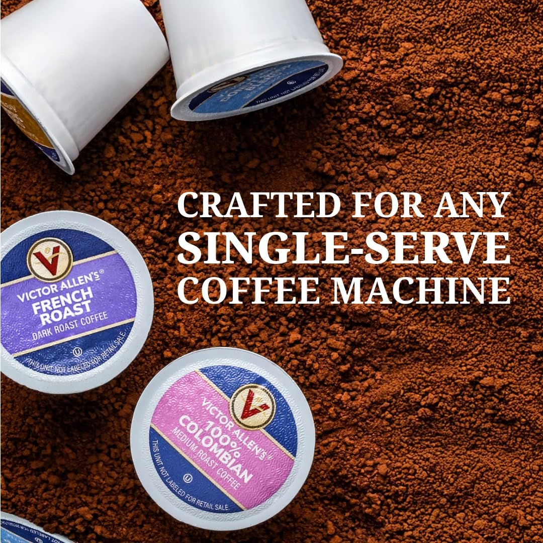 Victor Allen's Coffee Holiday Favorites Coffee & Hot Cocoa Mix Variety Pack, 36 Count, Single Serve K-Cup & Coffee Pods for Keurig K-Cup Brewers