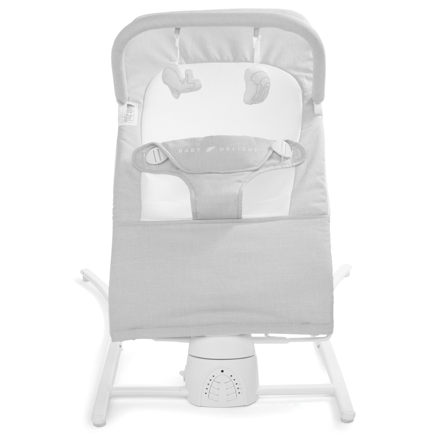 Baby Delight Alpine Wave Deluxe Infant Swing | Automated Motion Baby Lounger Seat | Infants 0 – 6 Months | Driftwood Grey