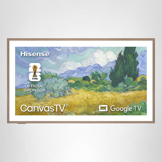 Hisense 50“ Hi-QLED S7 CanvasTV Series 4K UHD Google Smart Art TV (50S7SG, 2026 New) - Art Mode, Anti-Glare Panel, Dolby Vision HDR, Hi-Matte Display, Frame & UltraSlim Wall Mount Included