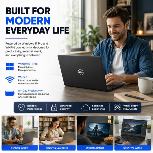 Dell 2026 DC15250 Ai Touchscreen Laptop, Intel i7 CPU (10 Cores Up to 5.00 GHz), 16 GB DDR5 RAM 512GB SSD, 15.6" FHD LED 220 Nits Anti-Glare, Wi-Fi6, Webcam, Copilot Key, Black - Windows 11 Pro