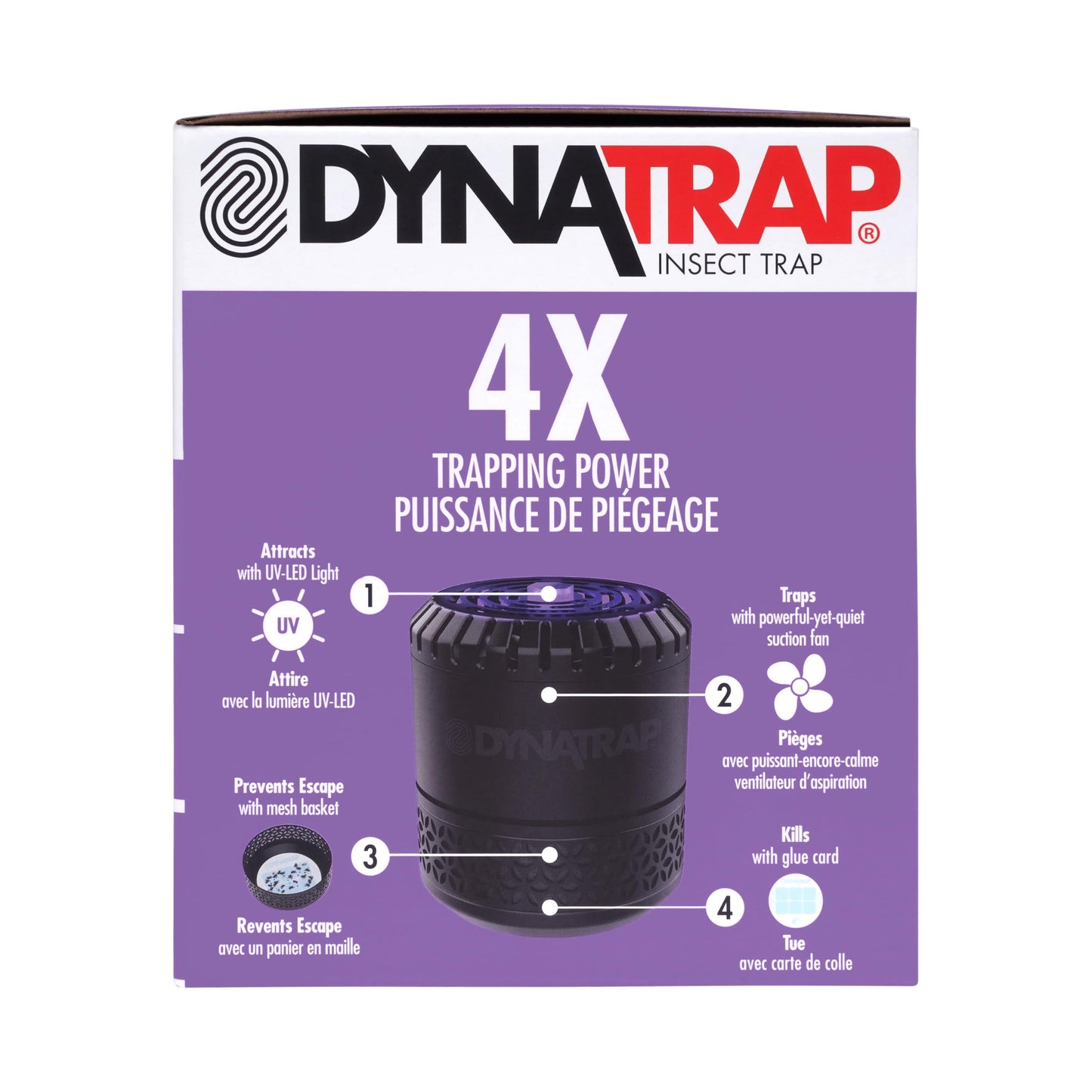 DynaTrap DT152 Indoor Insect Trap and Killer – Catches and Kills Gnats, Flies, Moths & Other Flying Insects