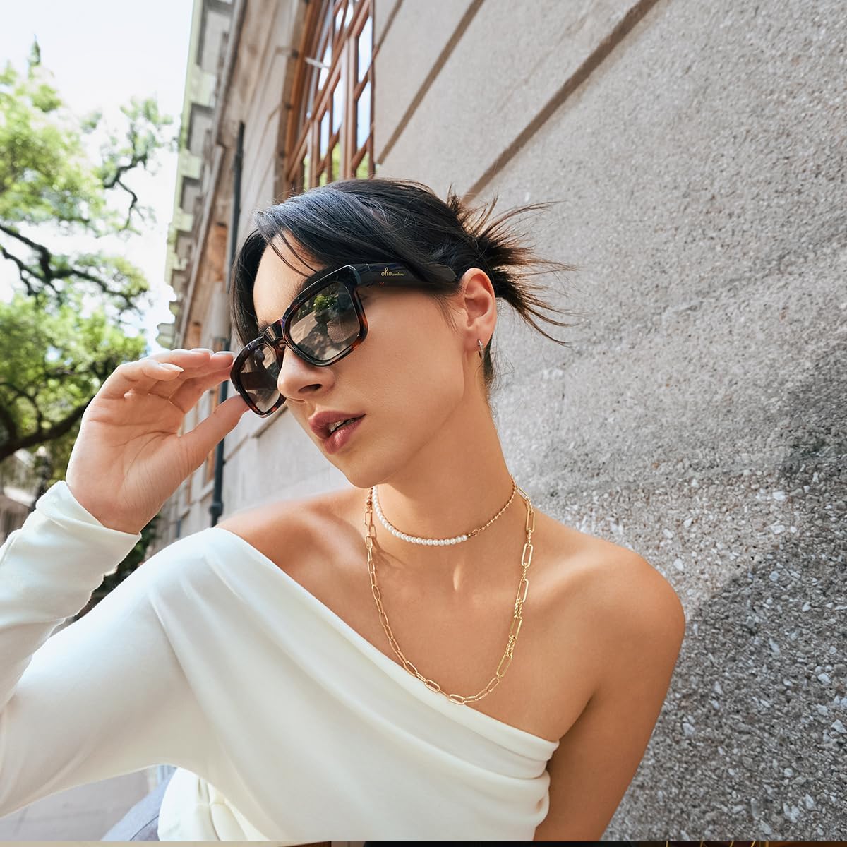 🔥71% Off!🔥OhO Smart Glasses, Polarized Sunglasses with Bluetooth Speaker