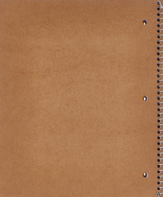Five Star Spiral Notebooks, 5 Subject, College Ruled Paper, 200 Sheets, 11" x 8-1/2", Teal, Yellow, 2 Pack (73509)