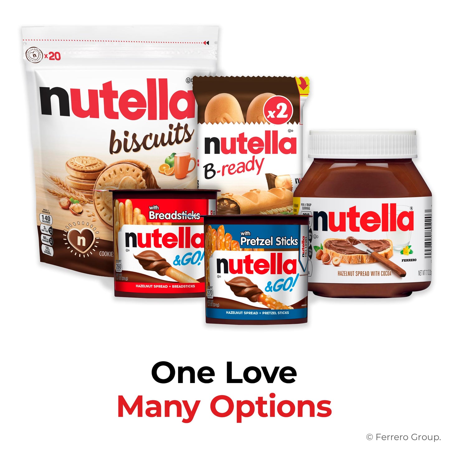 Nutella & GO! Chocolate Hazelnut Spread with Cocoa + Breadsticks, 12 Snack Packs, 1.8 oz Each