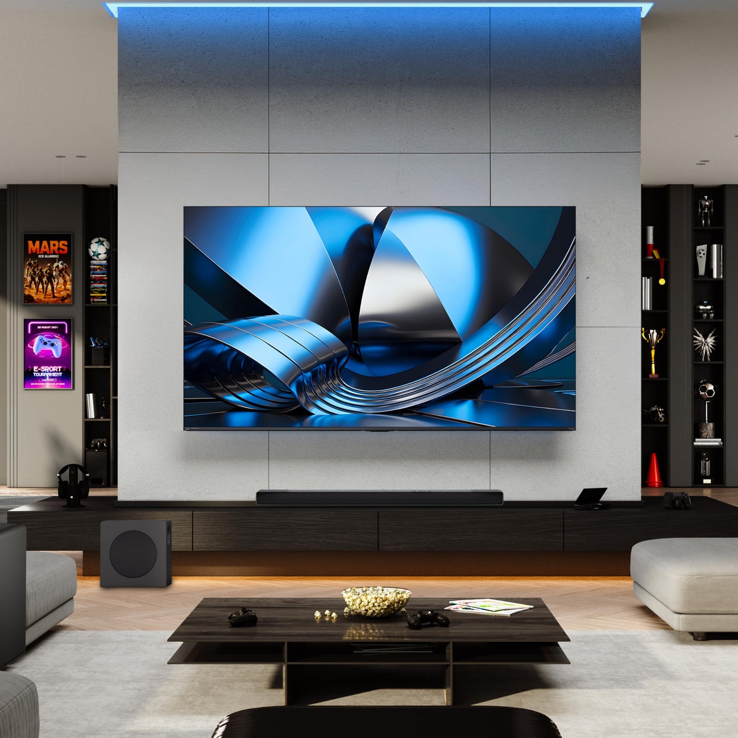 Hisense 85" U6 Pro Series Mini‑LED ULED 4K UHD HDR Gaming AI Smart Fire TV (85U6SF Pro, 2026 New) – Hi-QLED, Native 144Hz, Motion Rate 480, Dolby Vision IQ · Atmos, HDR10+, Glare-Free, Alexa+