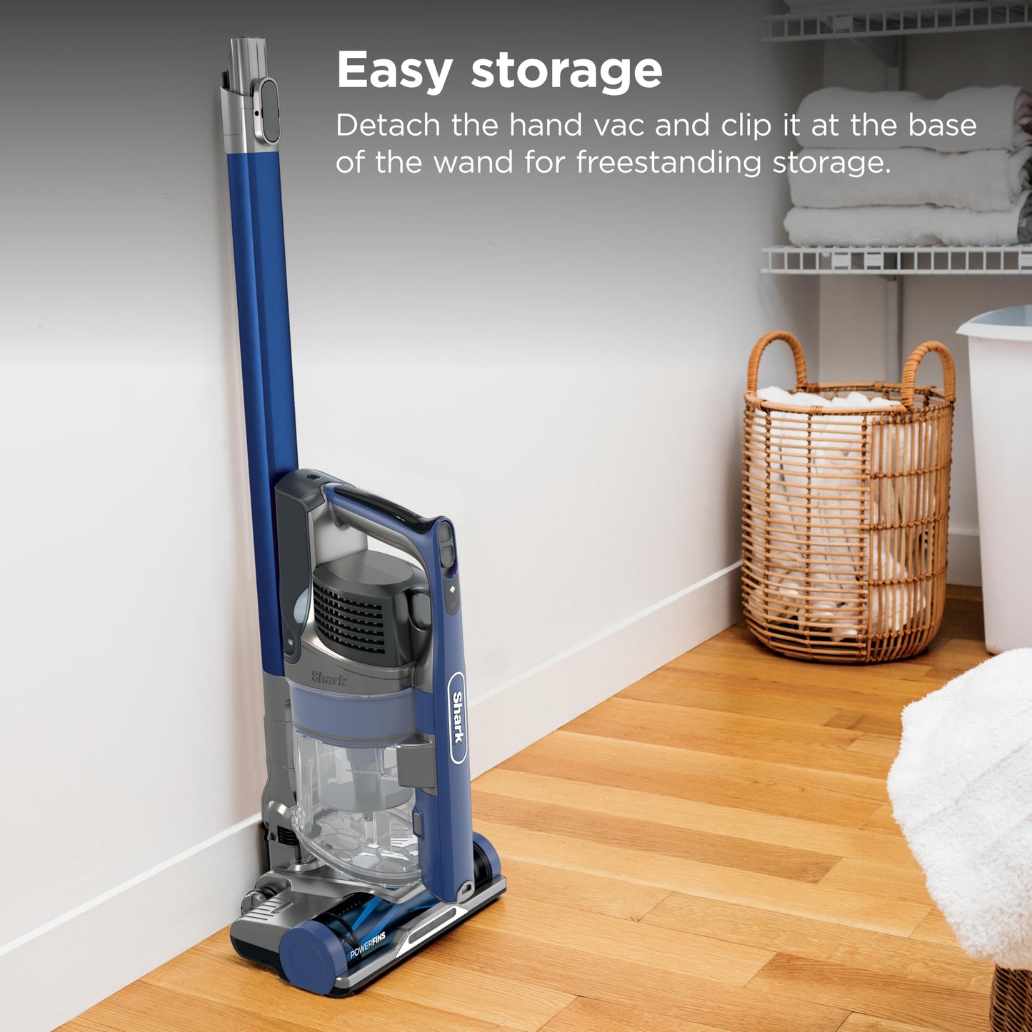 Shark® Cordless Pet, Cordless Lightweight Stick Vacuum Cleaner, Self Cleaning Brushroll, 40 Min Runtime, Removable Handheld, XL Dust Cup, Moonlight Blue, IY143H (2026 Release)