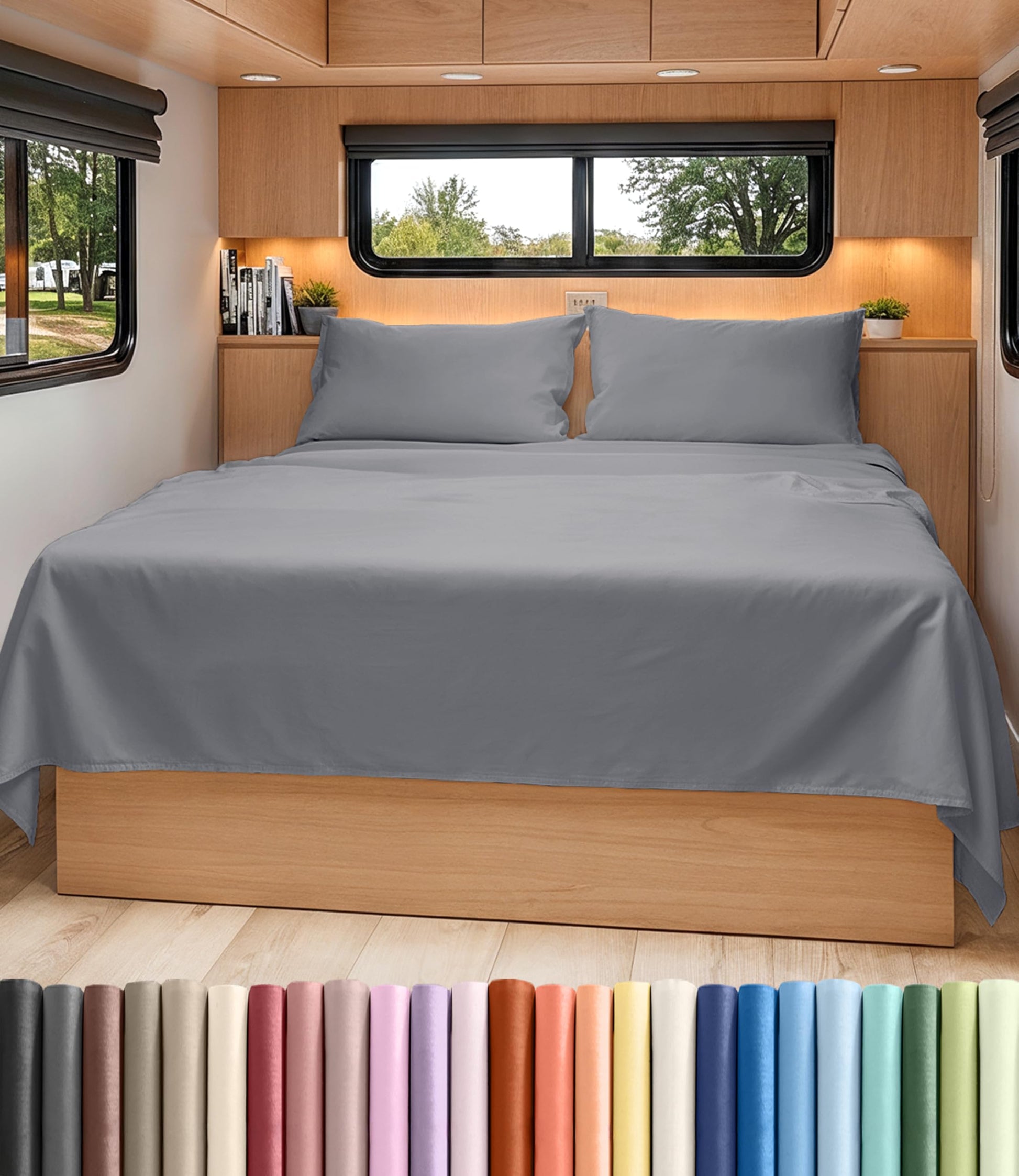 Full Size 4 Piece Sheet Set - Comfy Breathable & Cooling Sheets - Hotel Luxury Bed Sheets for Women & Men - Deep Pockets, Easy-Fit, Extra Soft and Wrinkle Free - Antique White Oeko-Tex Bed Sheet Set