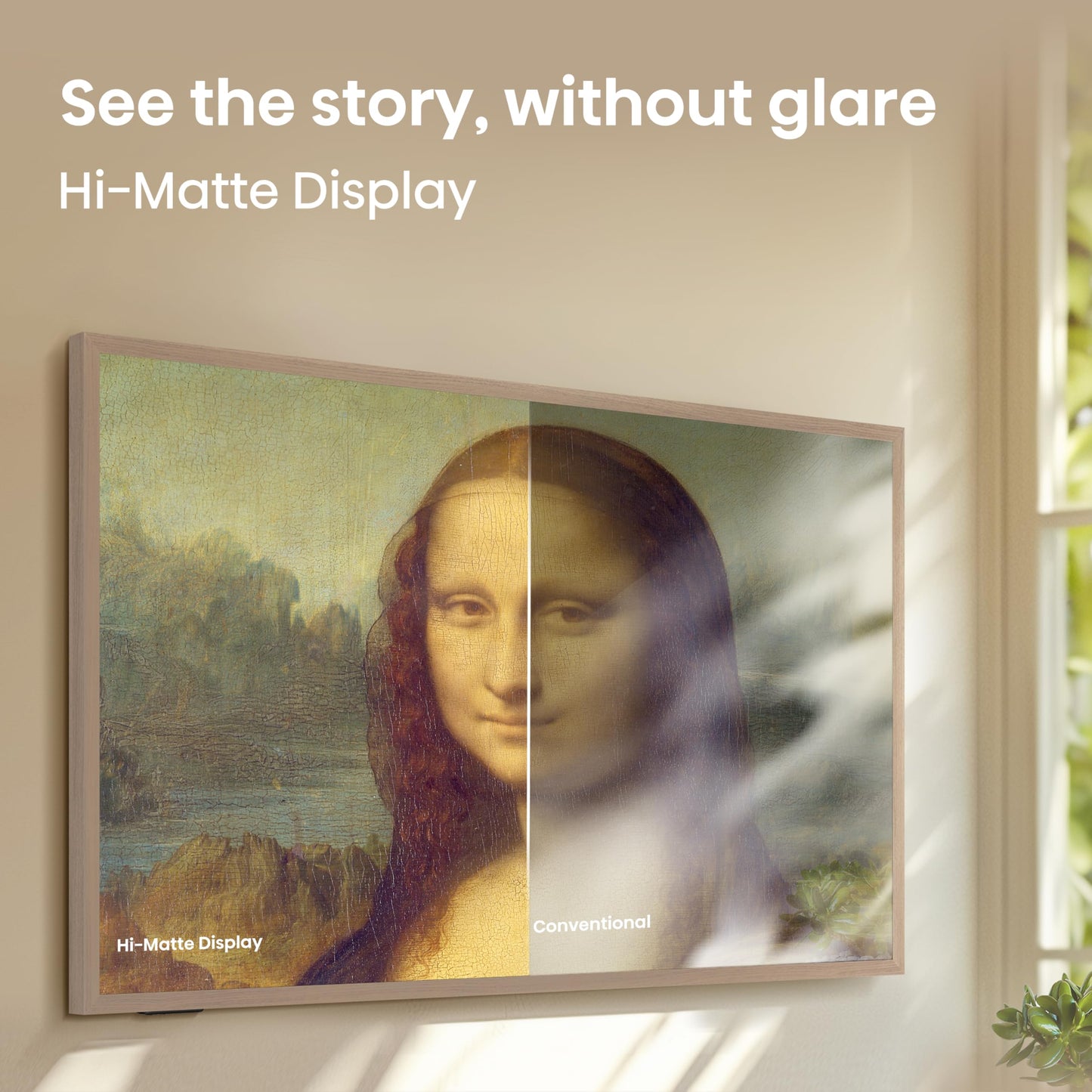 Hisense 55“ Hi-QLED S7 CanvasTV Series 4K UHD Google Smart Art TV (55S7SG, 2026 New) - 144Hz, Art Mode, Anti-Glare Panel, Dolby Vision HDR, Hi-Matte Display, Frame & UltraSlim Wall Mount Included