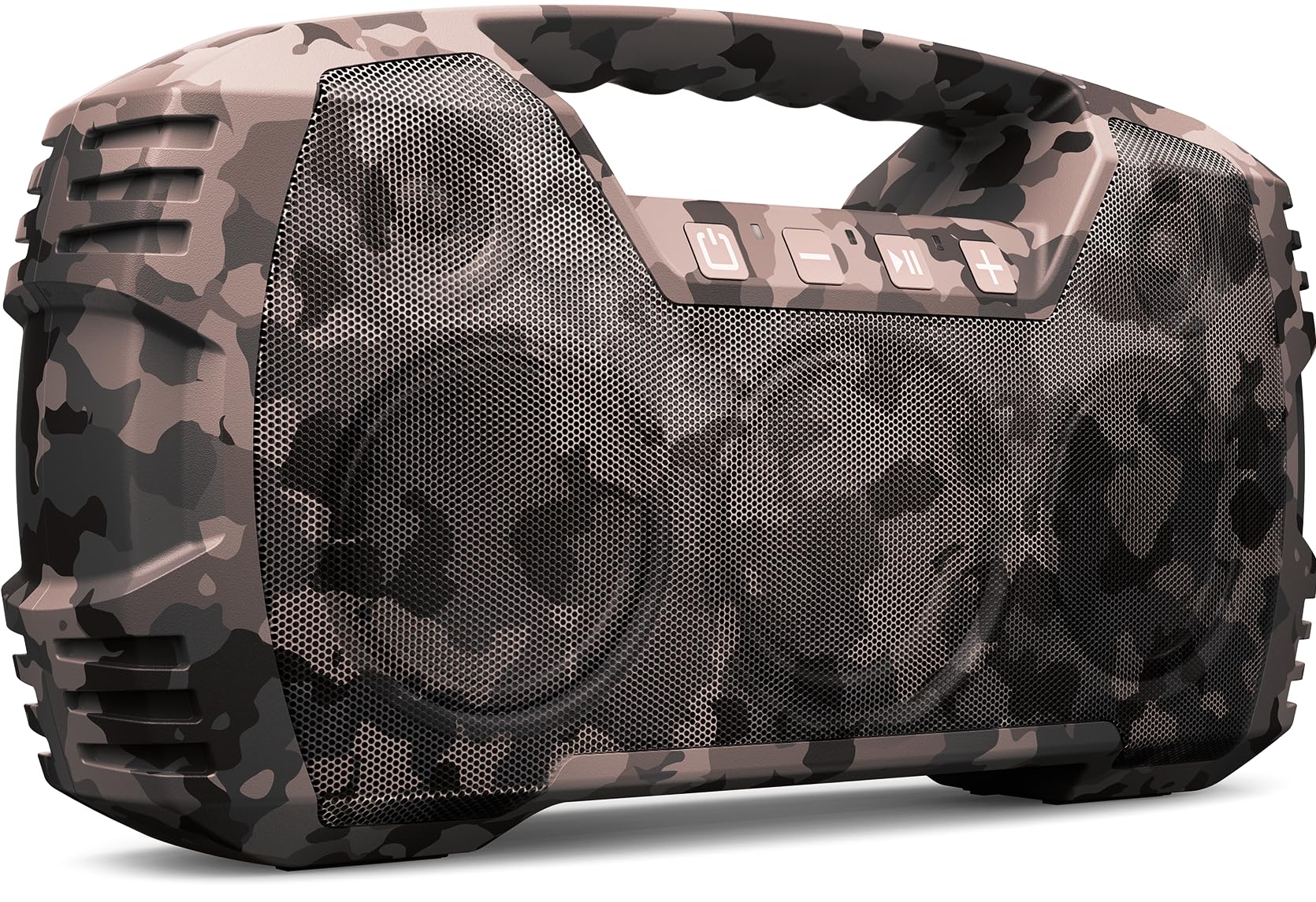 IPX7 Waterproof Outdoor Bluetooth Speaker, Wireless, 90W(Peak), 32H Playtime, Floating Design, Deep Bass & Loud Stereo Sound, Portable with Handle, Rugged for Pool, Beach, Kayaking, Hiking, Black