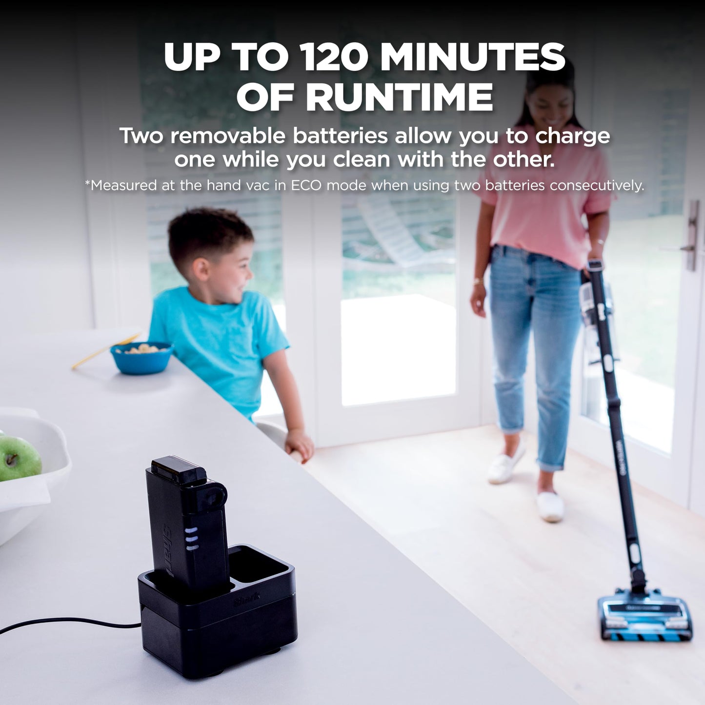 Shark® Cordless Pet, Cordless Lightweight Stick Vacuum Cleaner, Self Cleaning Brushroll, 40 Min Runtime, Removable Handheld, XL Dust Cup, Moonlight Blue, IY143H (2026 Release)