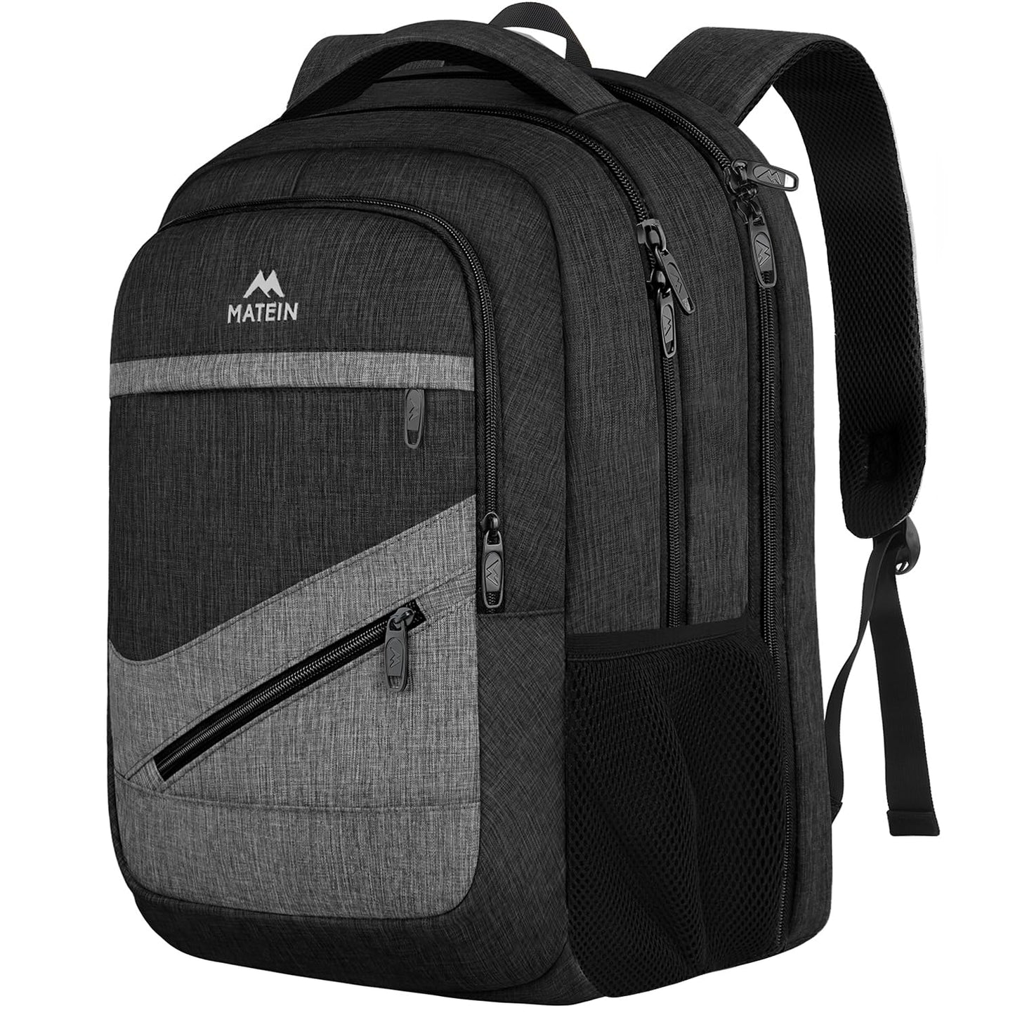 MATEIN Work Backpack for Women 17.3 In Laptop, Water Resistant Business Bag | Computer Backpack Fits 17" Notebook, TSA Approved Travel Back Pack with Multiple Pockets, Spacious Commute Bag, Beige Brown