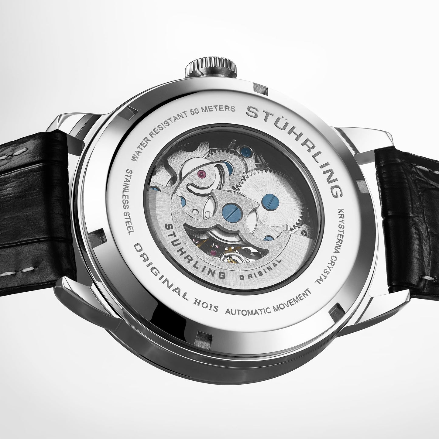 🔥88% Off!🔥Stuhrling Original Mens Skeleton Automatic Dress Watch