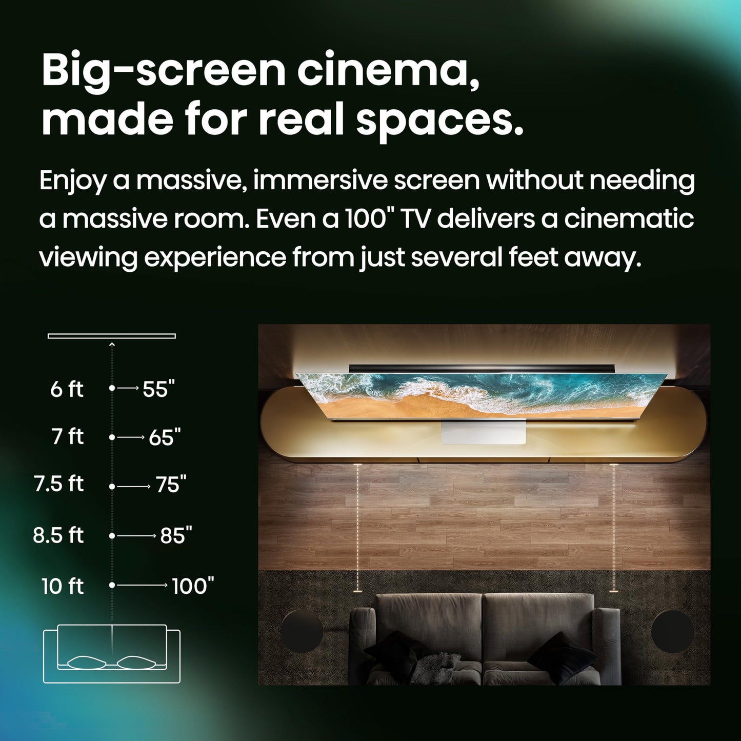 Hisense 75" U6 Pro Series Mini‑LED 4K UHD HDR Gaming AI Smart Fire TV (75U6SF Pro, 2026 New) – Hi-QLED, Native 144Hz, Motion Rate 480, Dolby Vision IQ,· Atmos, HDR10+, Glare-Free, Alexa+