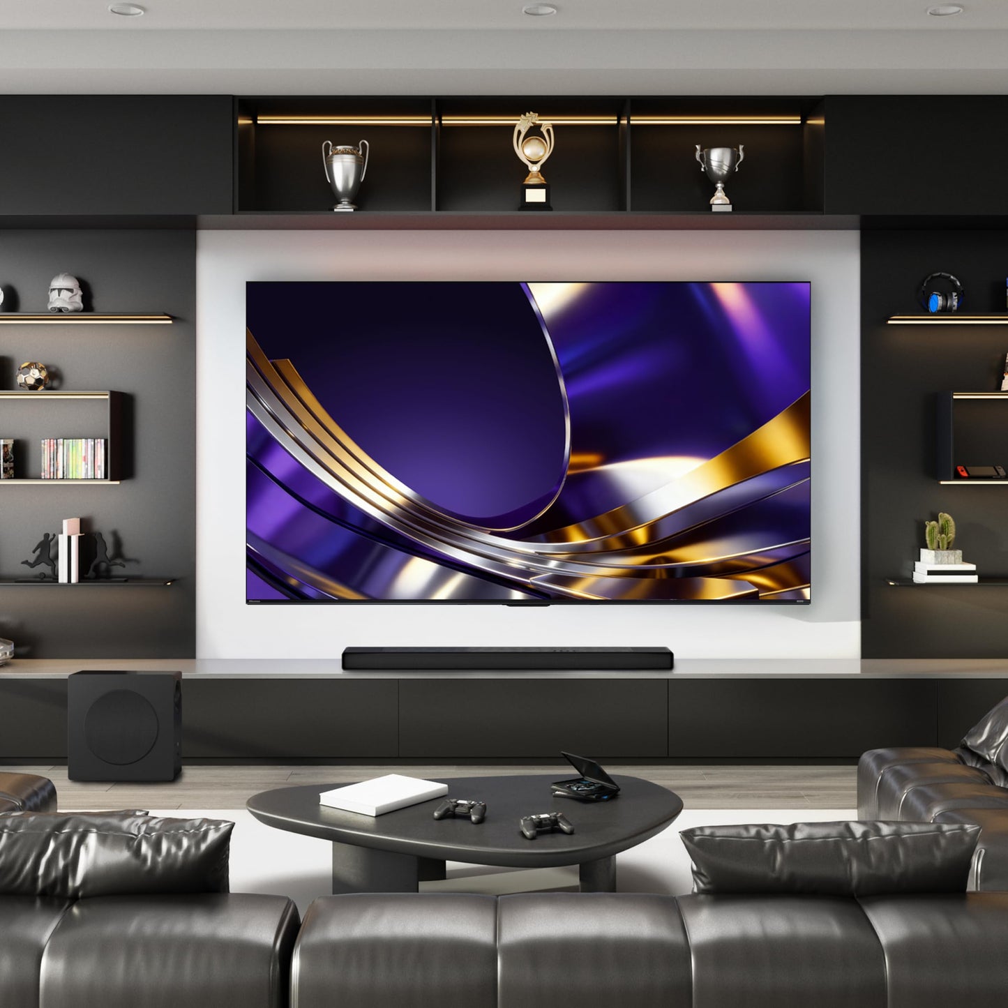Hisense 75" U7 Mini-LED ULED 4K UHD Best Premium Gaming Smart Google TV (75U7SG, 2026 NEW) - Hi-QLED, Native 165Hz, VRR 330, HDR10+, Dolby Vision IQ·Atmos, IMAX Enhanced, Anti-Reflection, 2.1.2 Ch