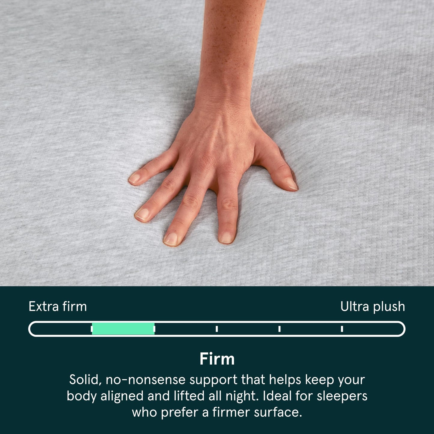 Kin By Tuft & Needle Firm 8" Adaptive Foam Twin Mattress in a Box, Cooling Pressure Relief, Balanced Support, 100 Night Trial, Fiberglass-Free, CertiPUR-US, 10-Year Limited Warranty