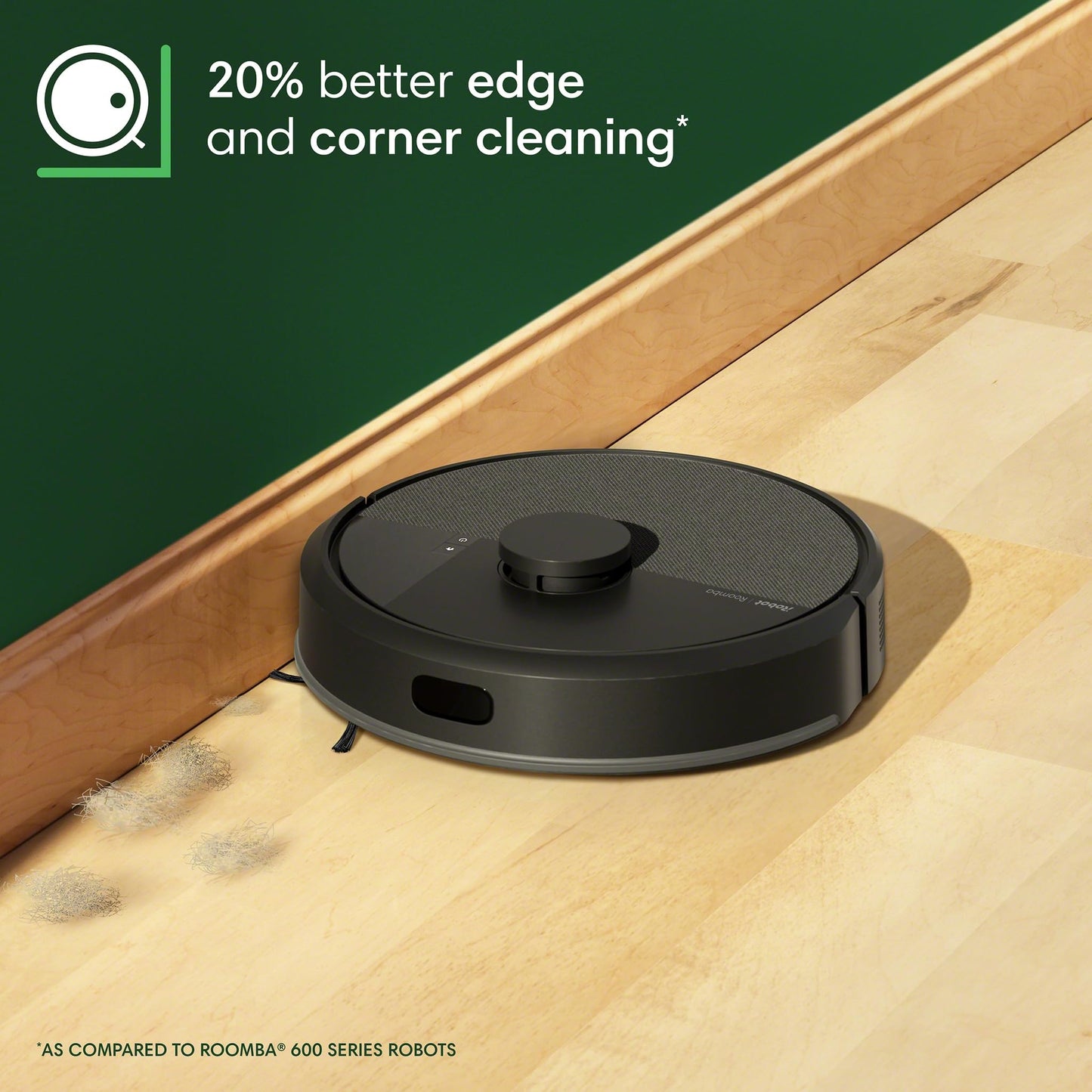 iRobot Roomba 105X Robot Vacuum, Smart LiDAR Mapping, 70X Power‑Lifting Suction, Custom Room Cleaning, App & Voice Control, Auto Recharge, Great for Homes with Pets & Kids